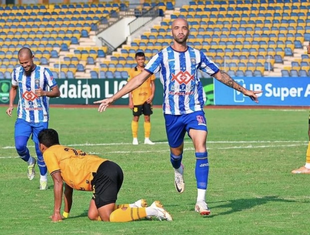 Hasil akhir PSPS Riau vs PSDS Deli Serdang Imbang imbang 1-1 (foto/Mg1)